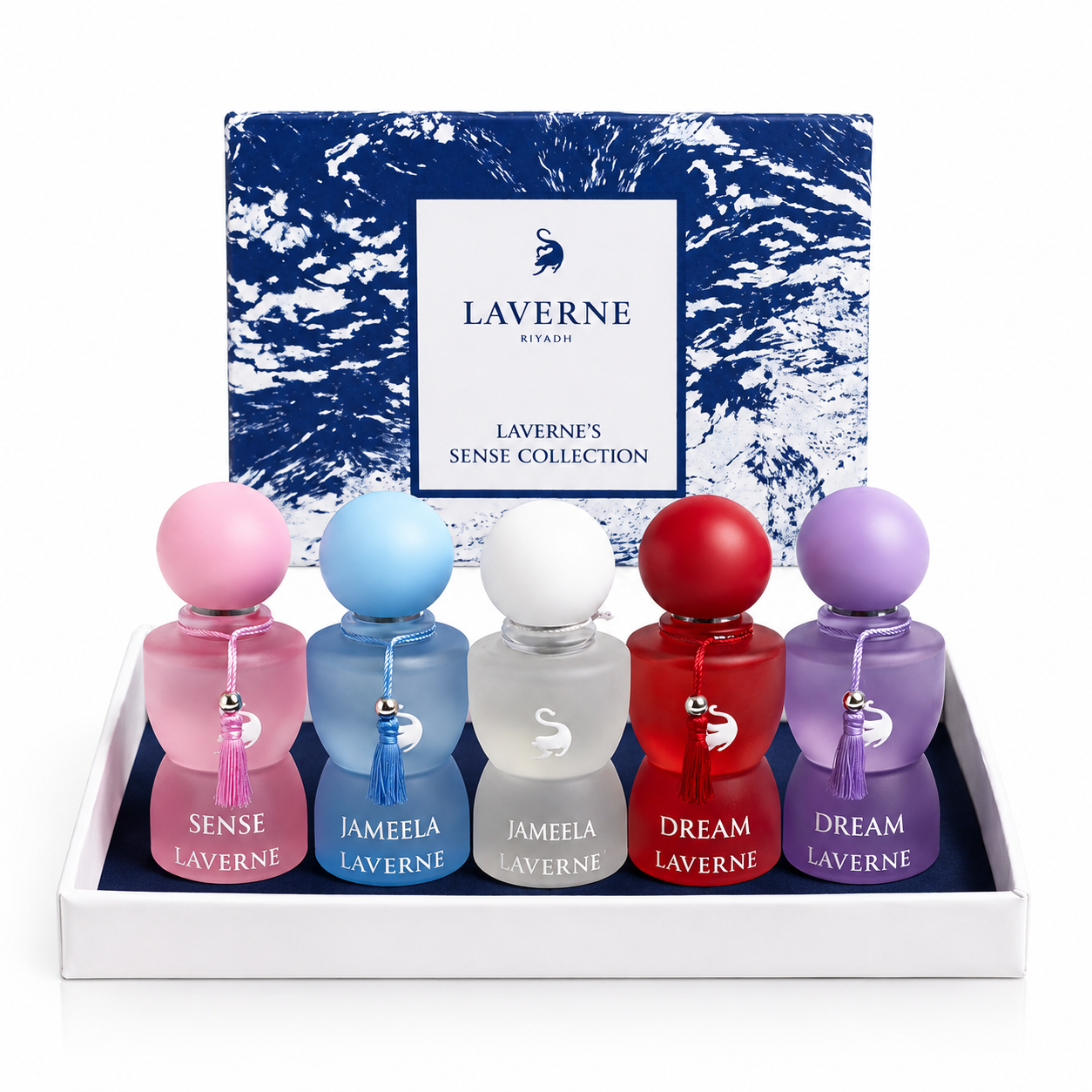 Laverne 6pcs 30 ML travel side set for your handbag