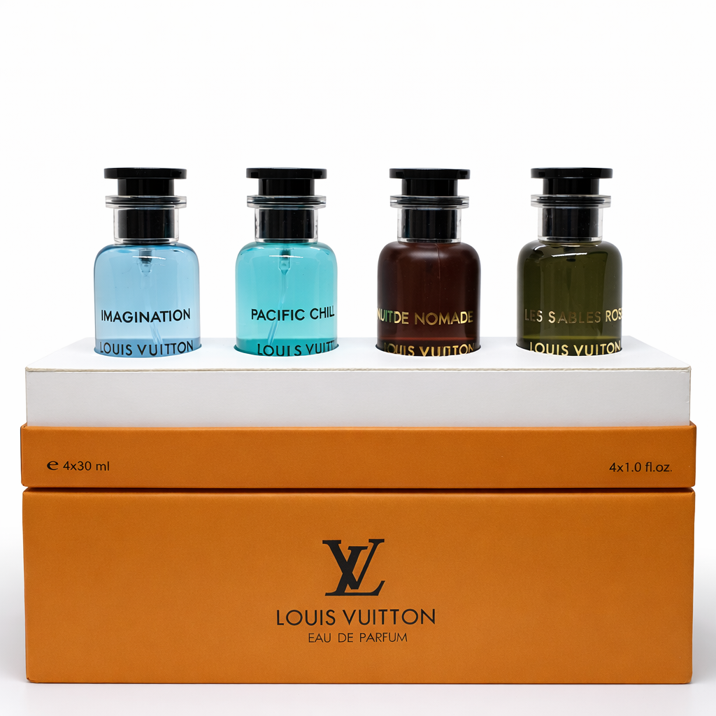 Louis Vuitton Mini Perfume Set – 4 Pieces Eau de Parfum Collection