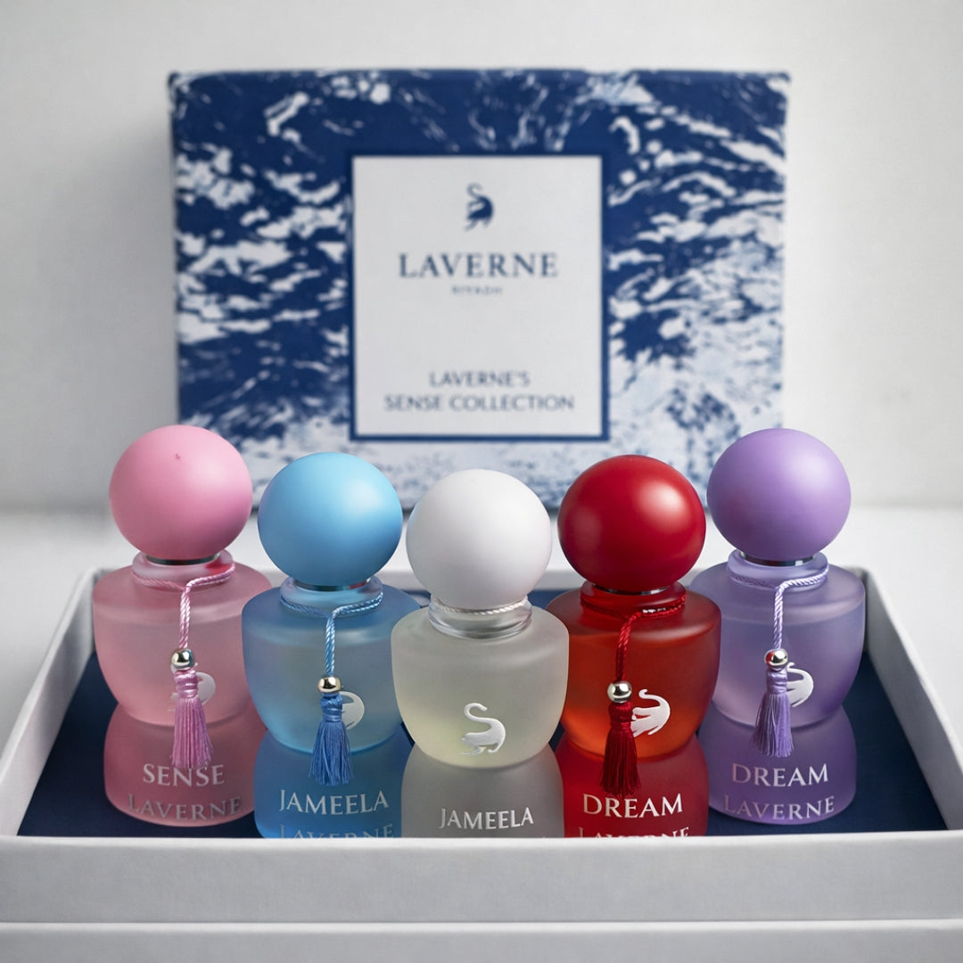 Laverne 6pcs 30 ML travel side set for your handbag