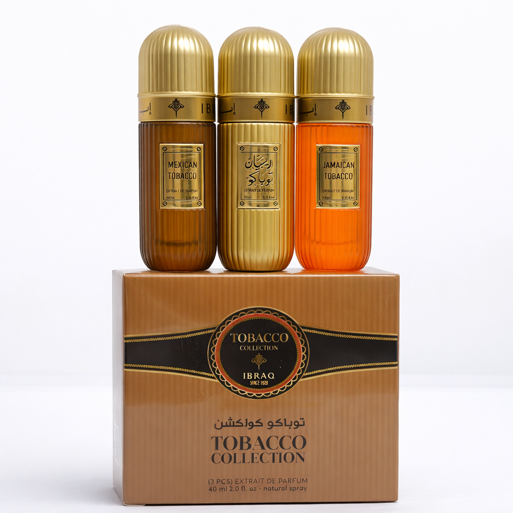 Ibraq Tobacco Collection – 3 Pieces Extrait de Parfum Set