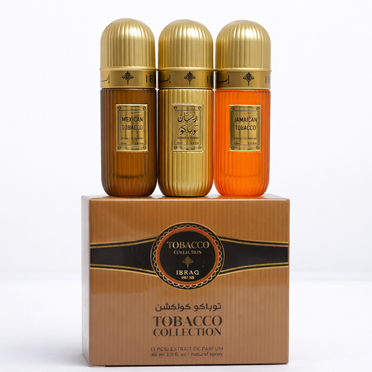 Ibraq Tobacco Collection – 3 Pieces Extrait de Parfum Set