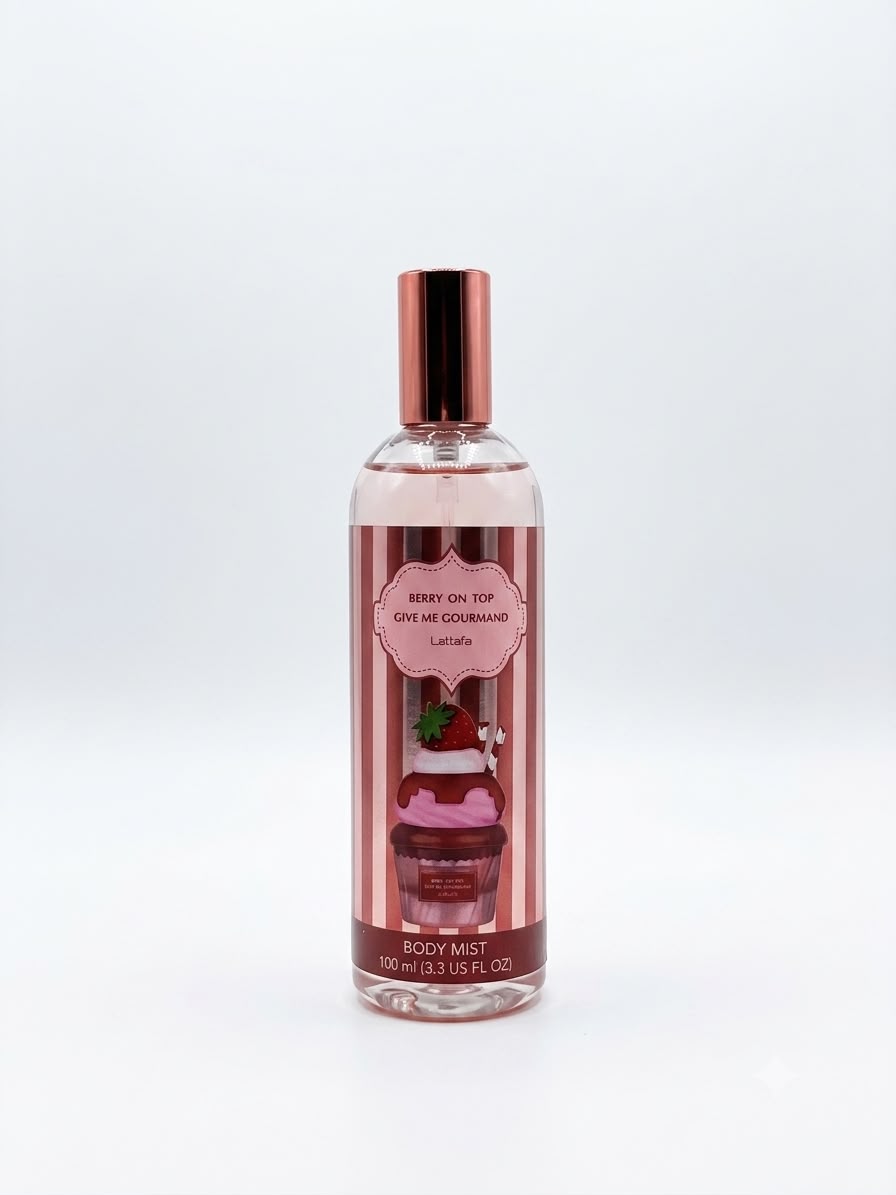 Lattafa -  Berry On Top | Give Me Gourmand Body Mist (100ml)
