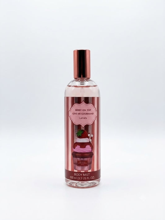 Lattafa -  Berry On Top | Give Me Gourmand Body Mist (100ml)