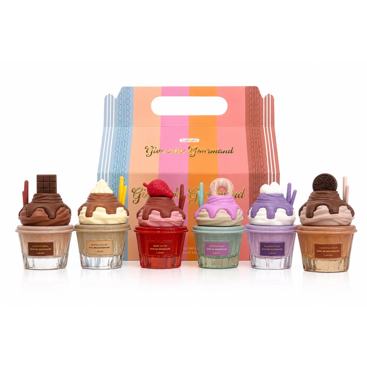 Lattafa Give Me Gourmand Gift Set – 6 x 30ml
